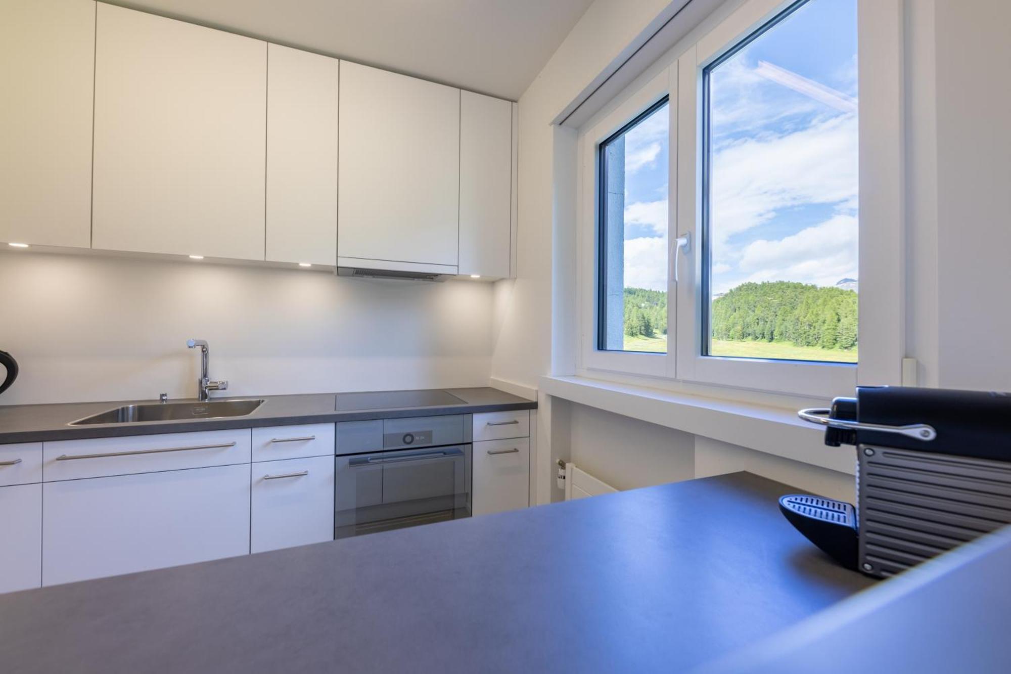 Cosy Apartment Facing Piz Rosatsch St. Moritz Exterior photo